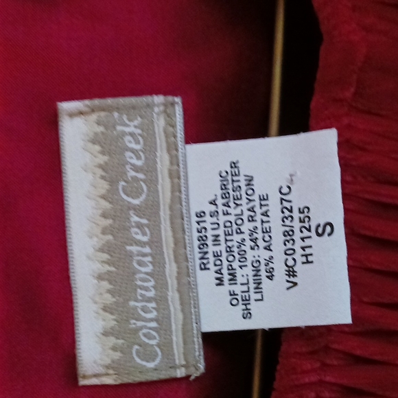 Womans Skirt & Vest S Coldwater Creek NWOT - Picture 3 of 6